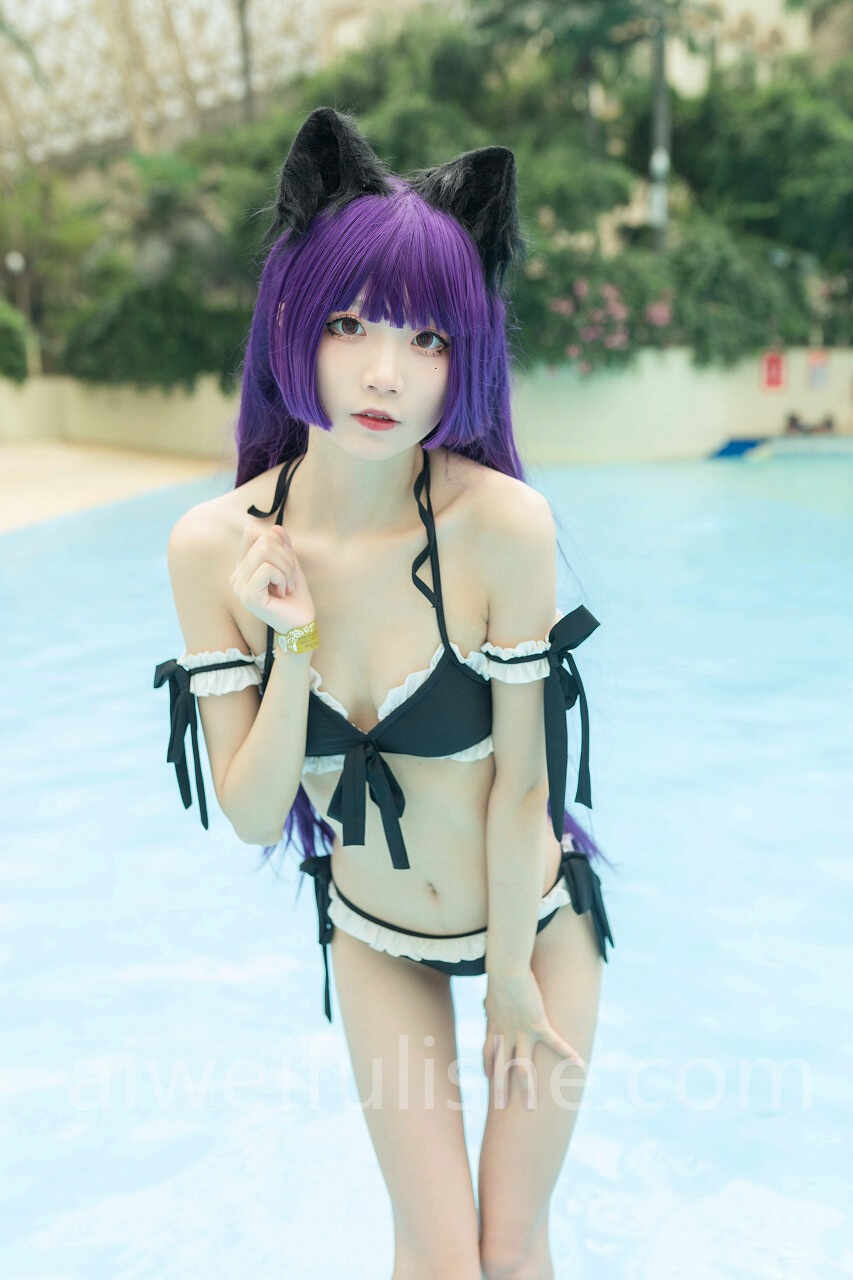 五更百鬼-黑猫泳装45[12P-23MB] cosplay美女-第2张