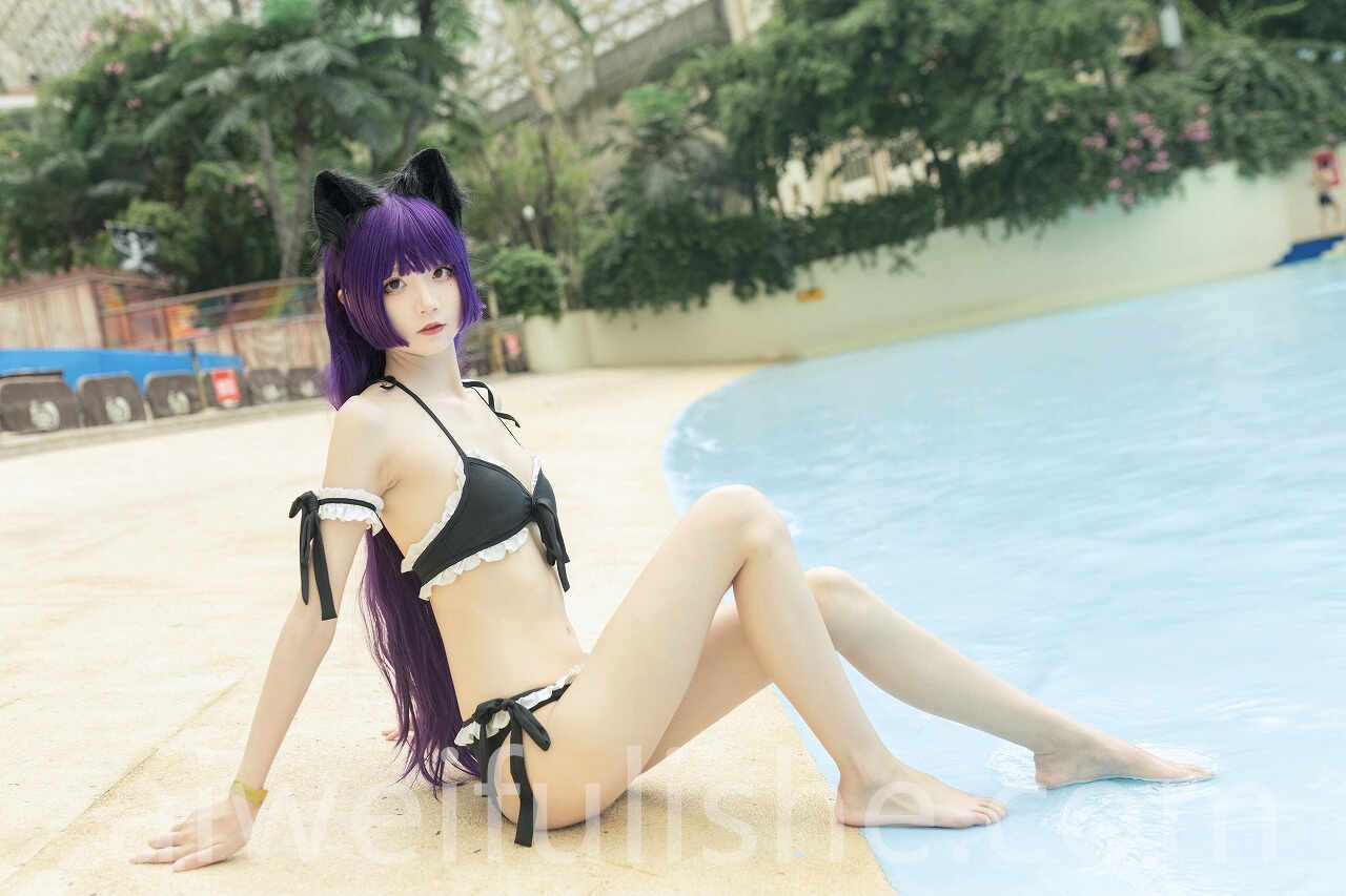 五更百鬼-黑猫泳装45[12P-23MB] cosplay美女-第1张