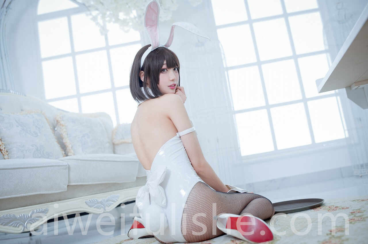 周叽是可爱兔兔-加藤惠兔女郎 [32P-346MB] cosplay美女-第6张