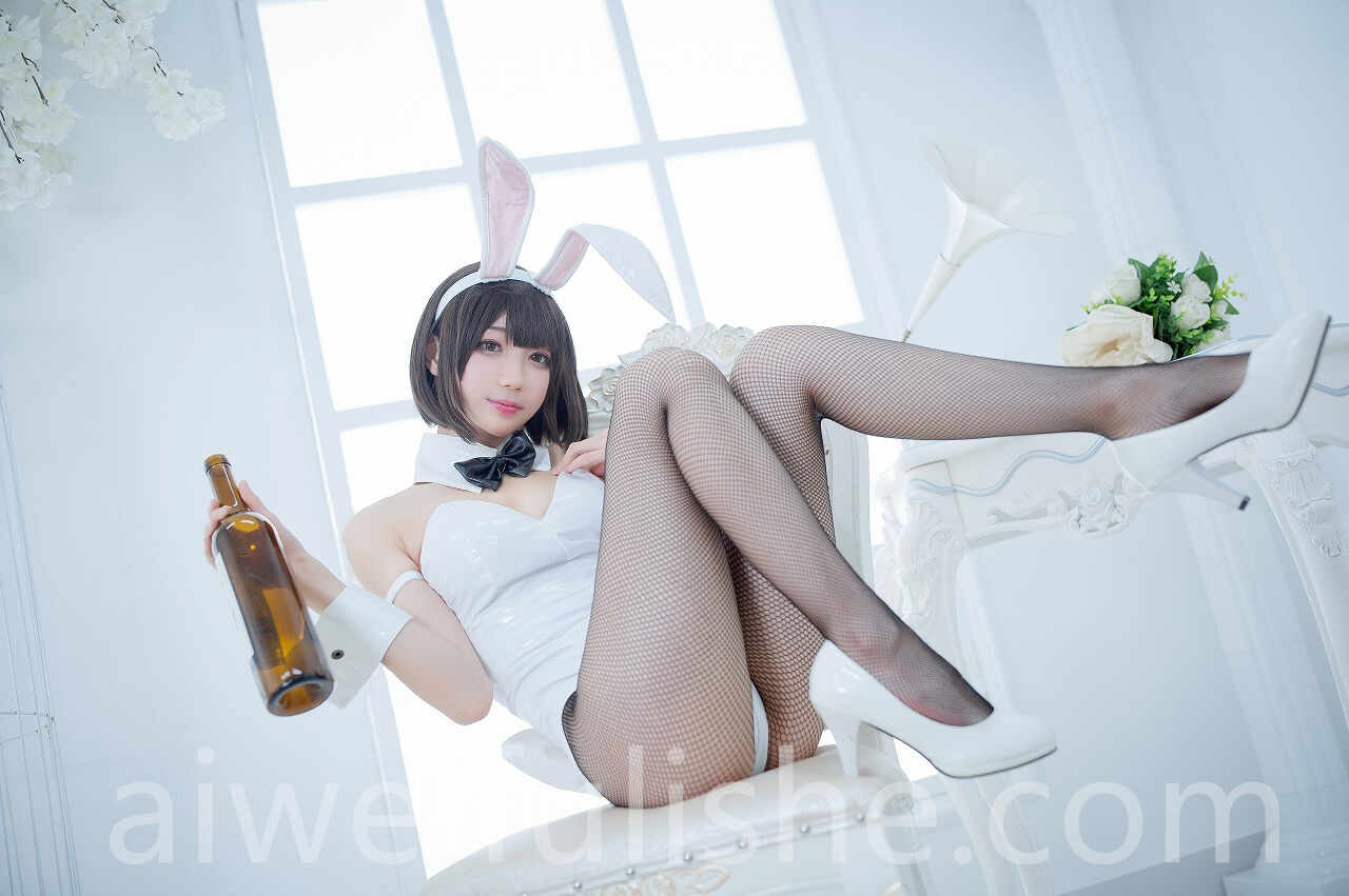 周叽是可爱兔兔-加藤惠兔女郎 [32P-346MB] cosplay美女-第4张