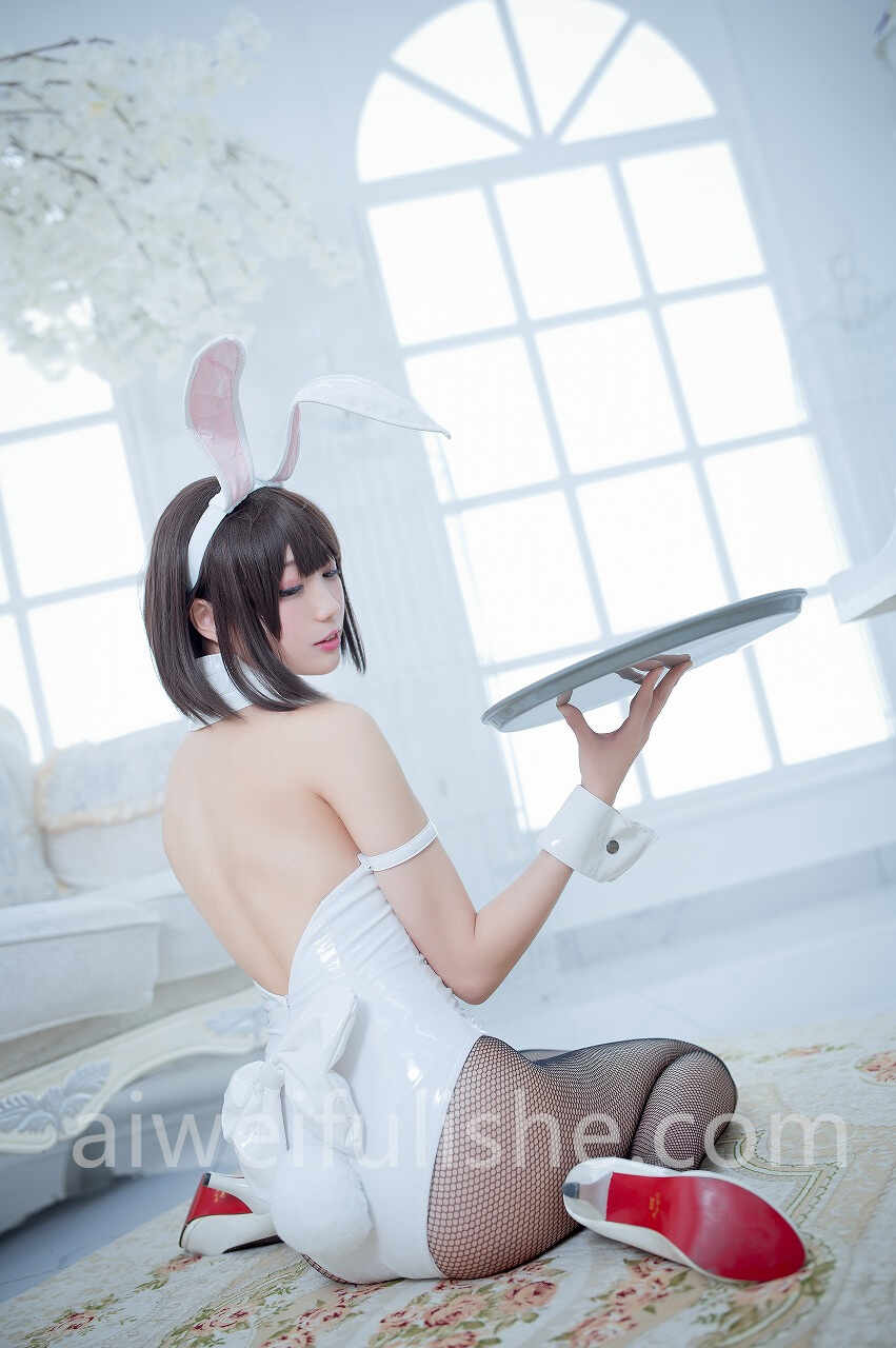 周叽是可爱兔兔-加藤惠兔女郎 [32P-346MB] cosplay美女-第5张