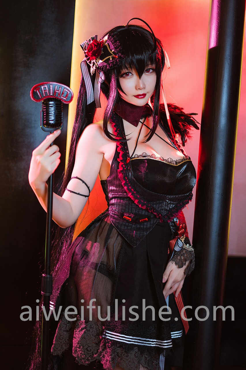 星之迟迟-碧蓝航线 大凤打歌服 [21P-94MB] cosplay美女-第4张