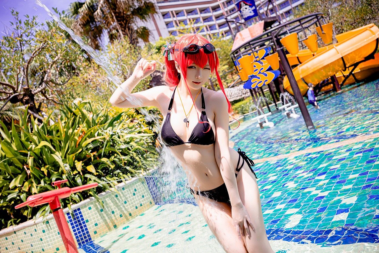 星之迟迟-鸣夏-扎拉 [25P-124MB] cosplay美女-第1张