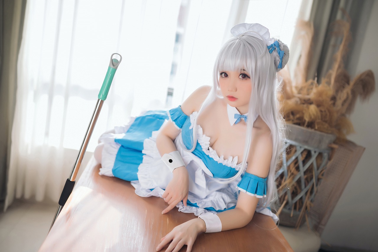 焖焖碳-小天鹅女仆[30P-125MB] cosplay美女-第3张