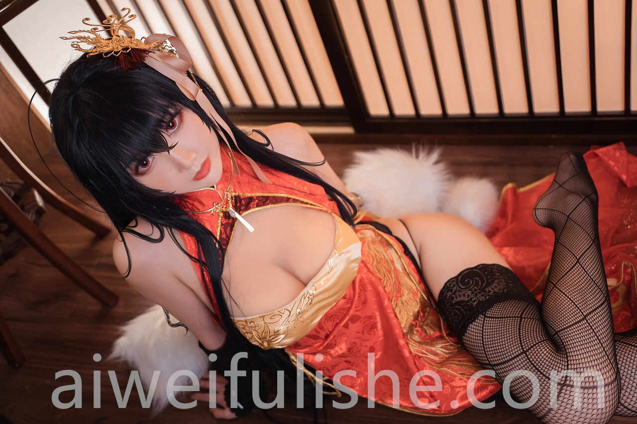 面饼仙儿-大凤旗袍 [30P-383MB] cosplay美女-第4张