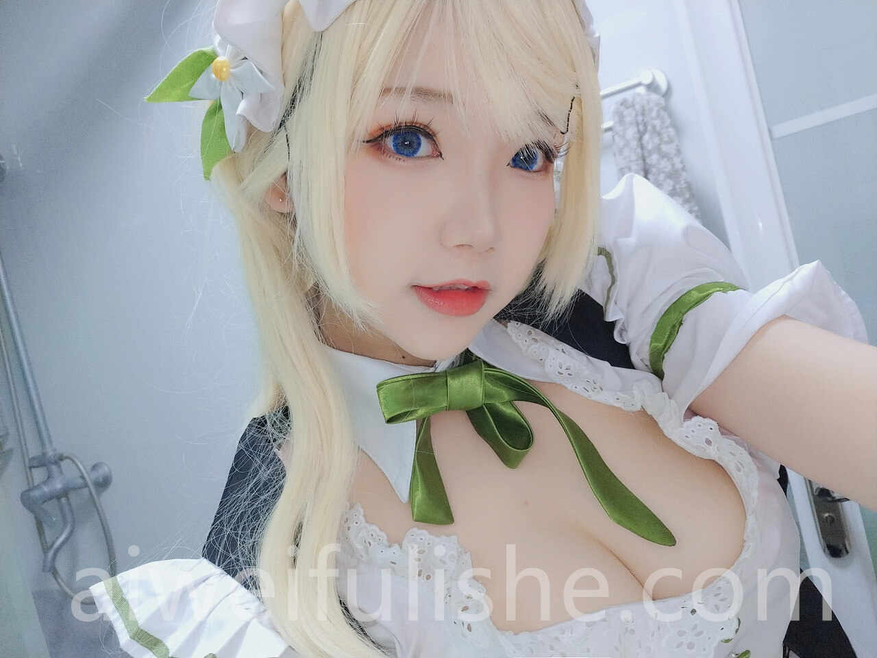 雪晴Astra-自撮り Grainne Draser 女仆[49p225M] cosplay美女-第1张