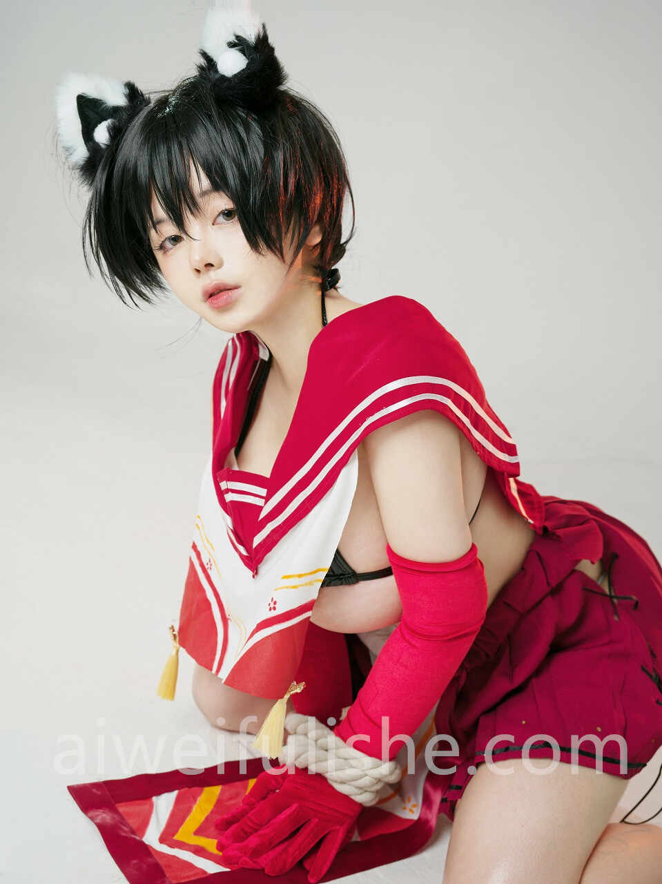 NinJa阿寨寨-椿 [34P-401MB] cosplay美女-第6张