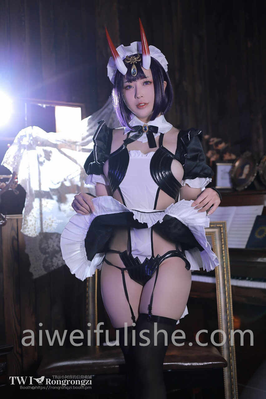 小容仔咕咕咕w-酒吞童子女仆 [46P1V-308MB] cosplay美女-第2张