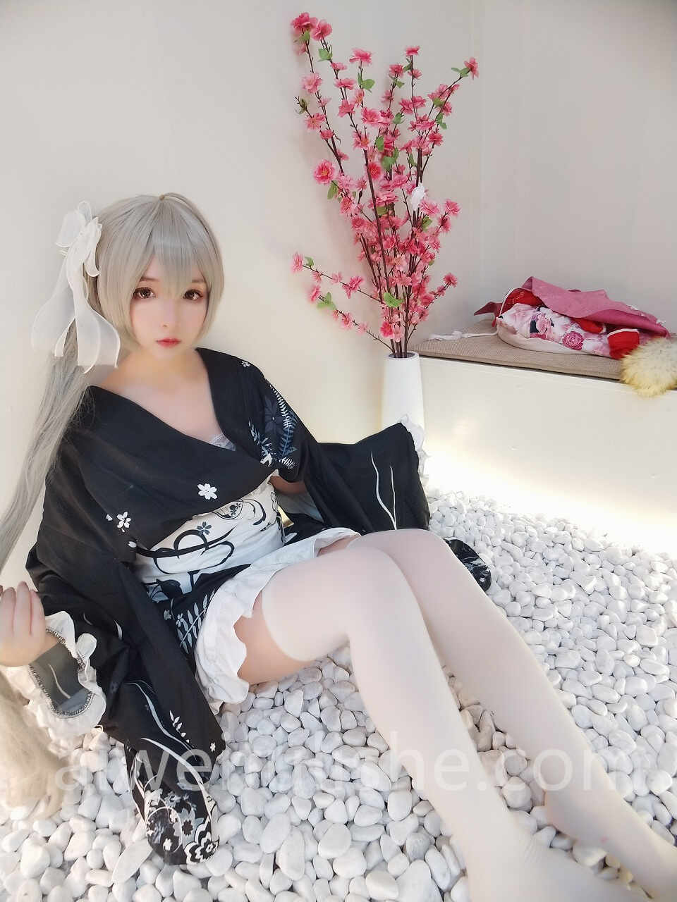 古川kagura-穹妹和服[32p128M] cosplay美女-第2张