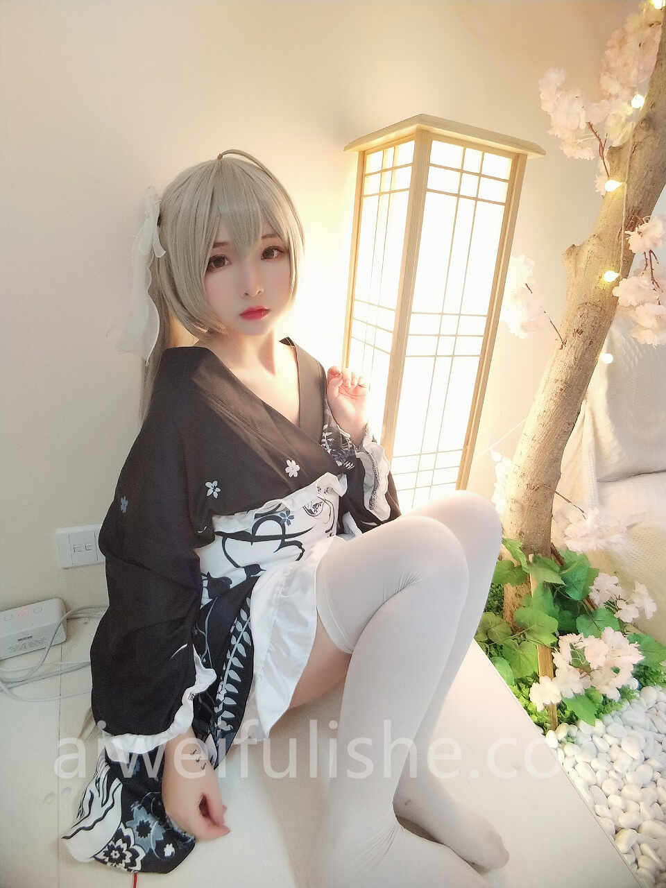 古川kagura-穹妹和服[32p128M] cosplay美女-第4张