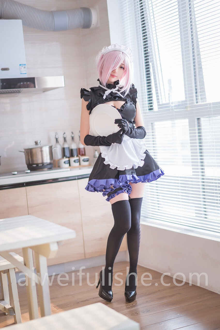 周叽是可爱兔兔-玛修 [17P-120MB] cosplay美女-第4张