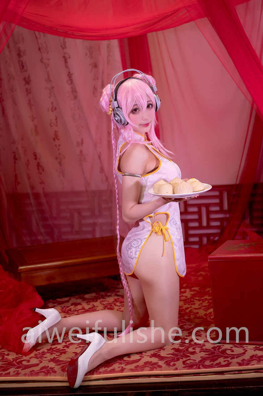周叽是可爱兔兔-旗袍索尼子 [14P-176MB] cosplay美女-第3张