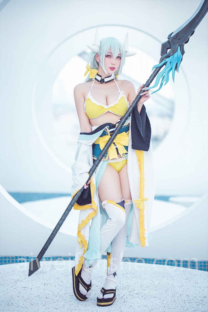 周叽是可爱兔兔-清姬 [29P-351MB] cosplay美女-第2张