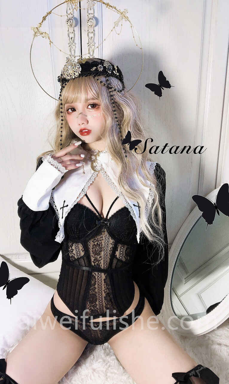 果咩酱w-叛逆修女 [30P-207MB] cosplay美女-第6张