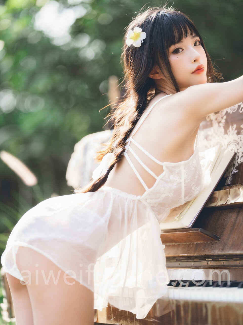 清水由乃-田园蕾丝裙 [65P-2.66GB] 网红福利-第7张