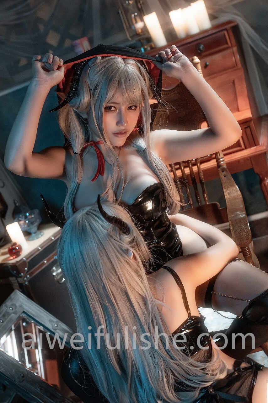 蠢沫沫&一笑芳香沁 双人吸血鬼 [30P-436MB] cosplay美女-第4张