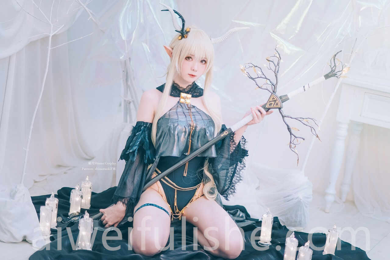 霜月shimo-明日方舟 闪灵 [17P-263MB] cosplay美女-第1张