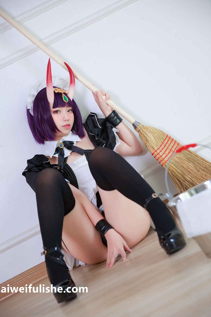 G44不会受伤-酒吞女仆 [16P-34MB] cosplay美女-第2张