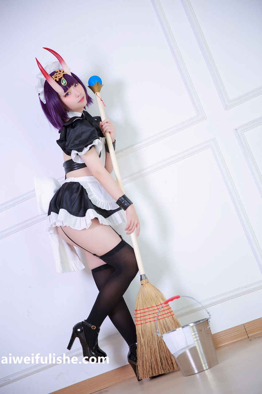 G44不会受伤-酒吞女仆 [16P-34MB] cosplay美女-第4张