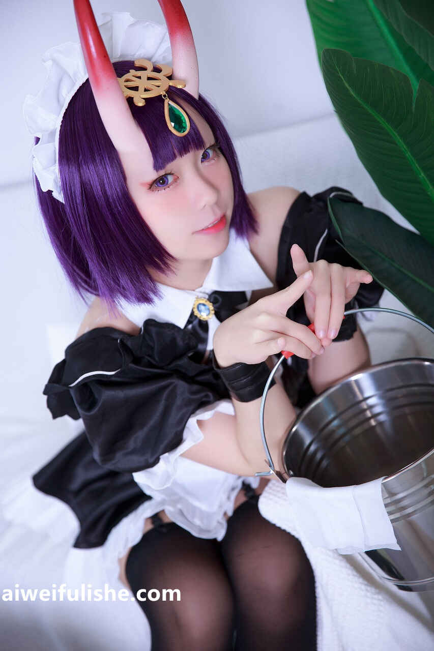 G44不会受伤-酒吞女仆 [16P-34MB] cosplay美女-第6张