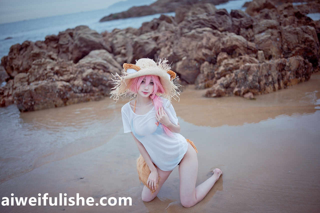 周叽是可爱兔兔-小玉泳装 [23P-204MB] cosplay美女-第3张