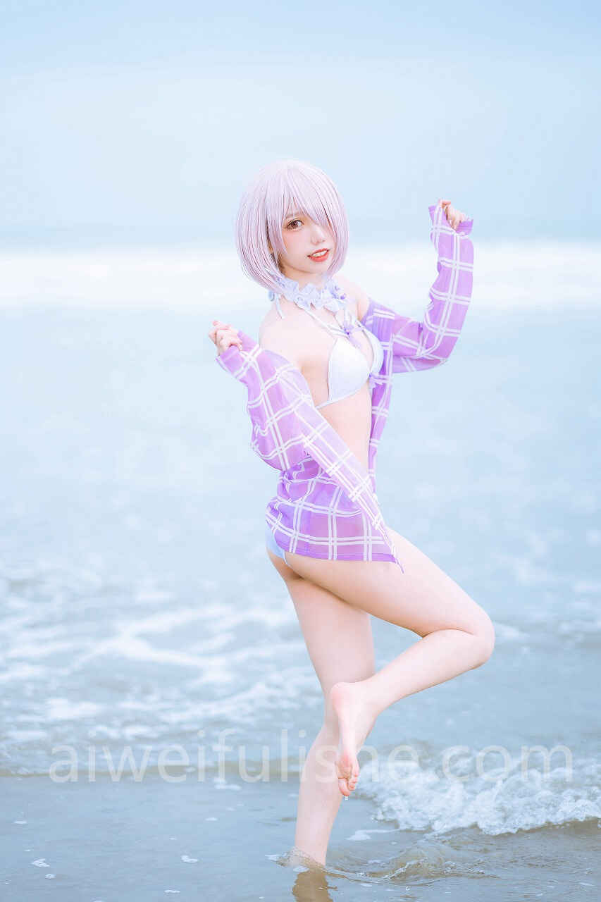 果咩酱w-海边玛修 [35P-318MB] cosplay美女-第6张