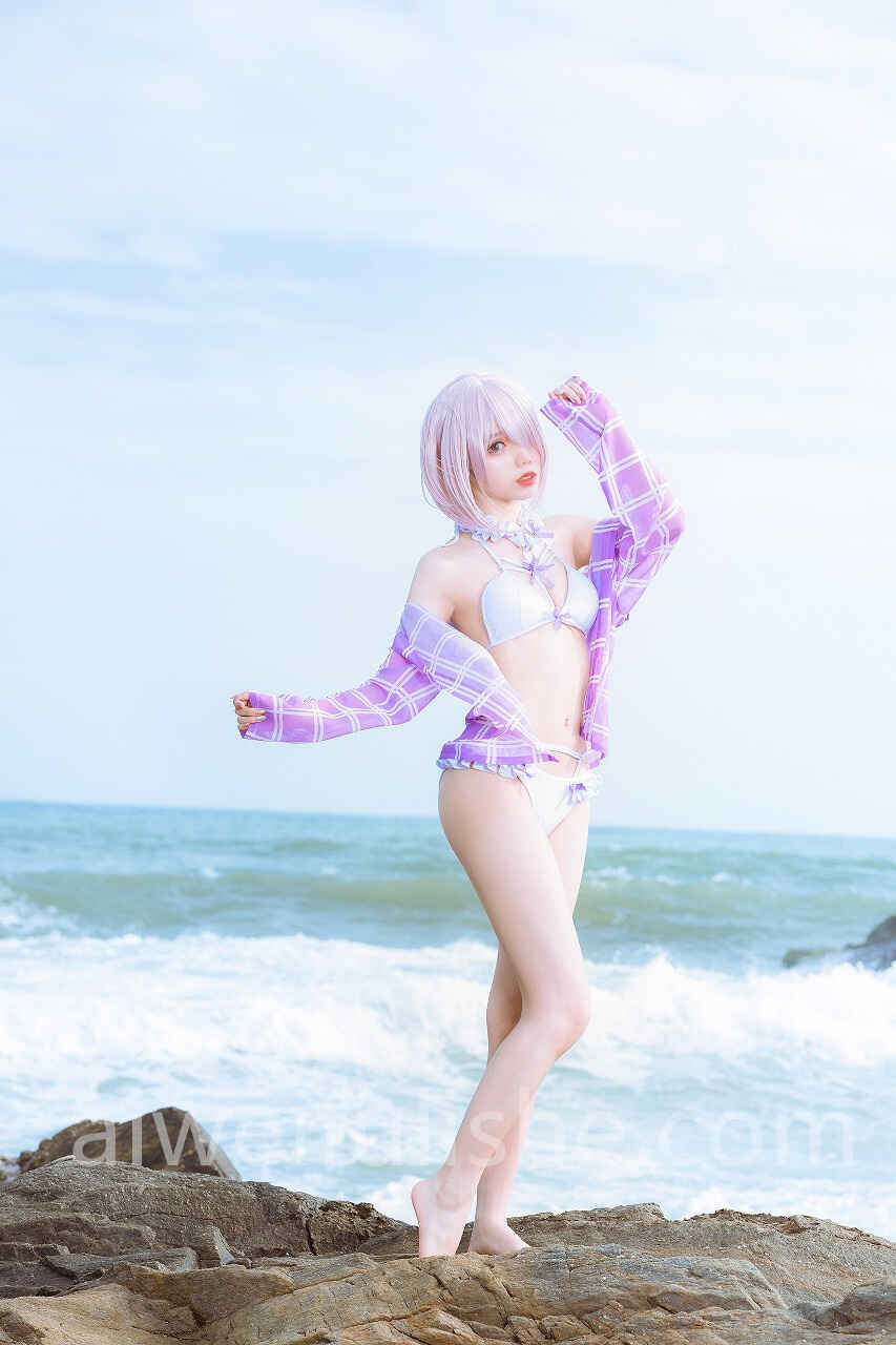 果咩酱w-海边玛修 [35P-318MB] cosplay美女-第7张