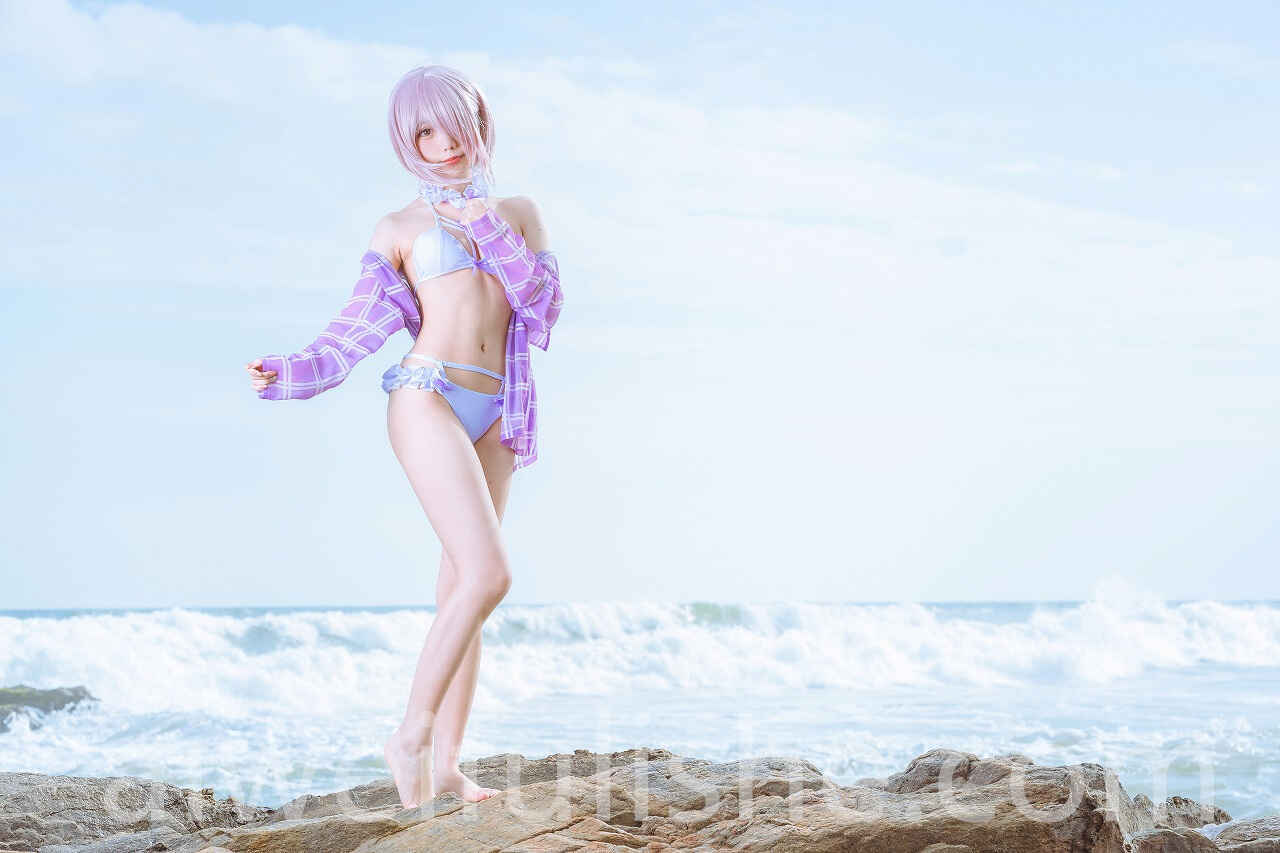 果咩酱w-海边玛修 [35P-318MB] cosplay美女-第4张