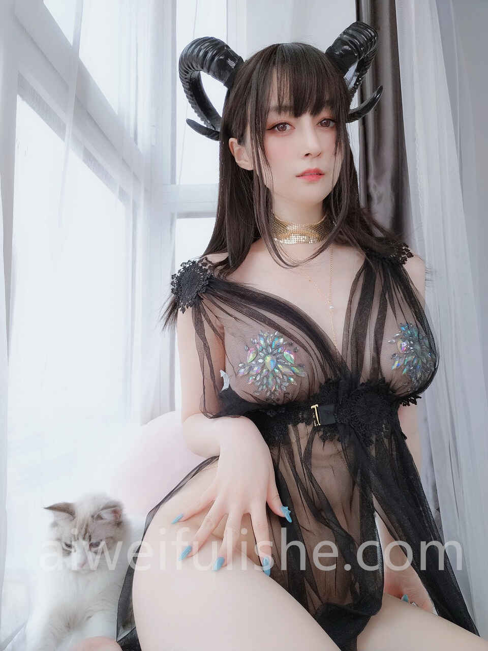 白银81-黑精灵 [75P3V-249MB] cosplay美女-第6张