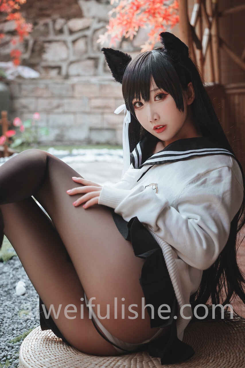 面饼仙儿-爱宕JK2 [47P1V-529MB] cosplay美女-第2张