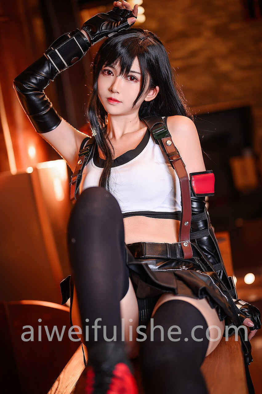 鳗鱼霏儿-蒂法战斗服 [21P-383MB] cosplay美女-第7张