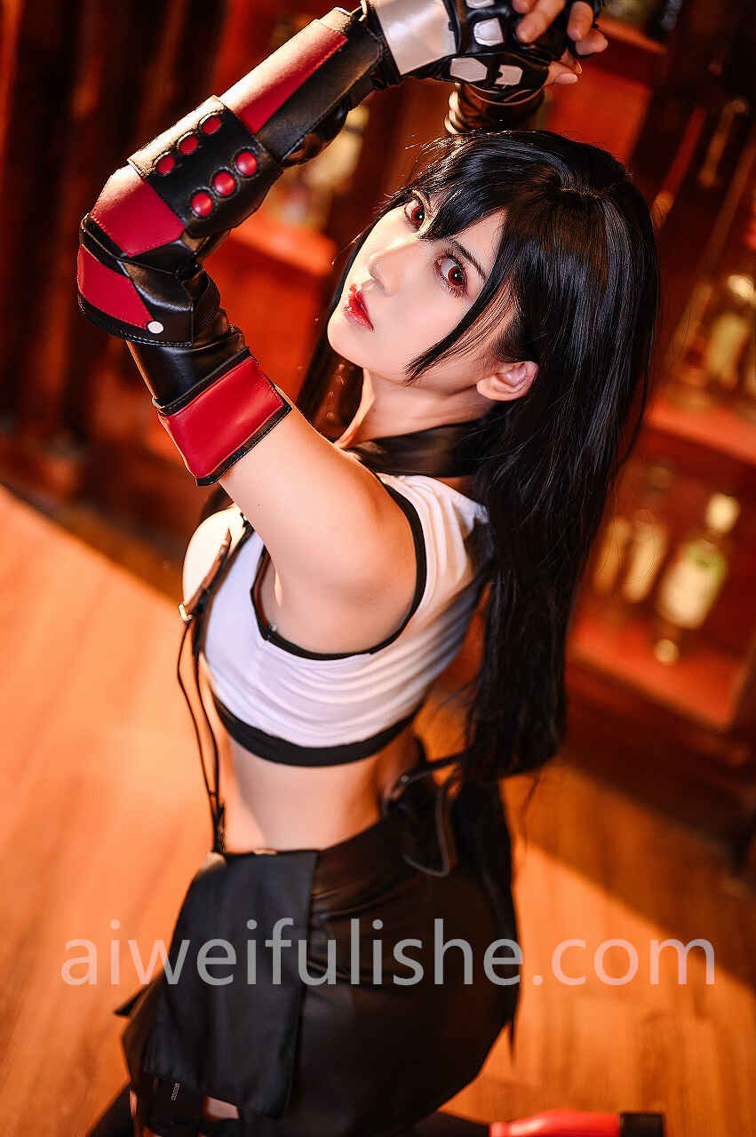 鳗鱼霏儿-蒂法战斗服 [21P-383MB] cosplay美女-第6张