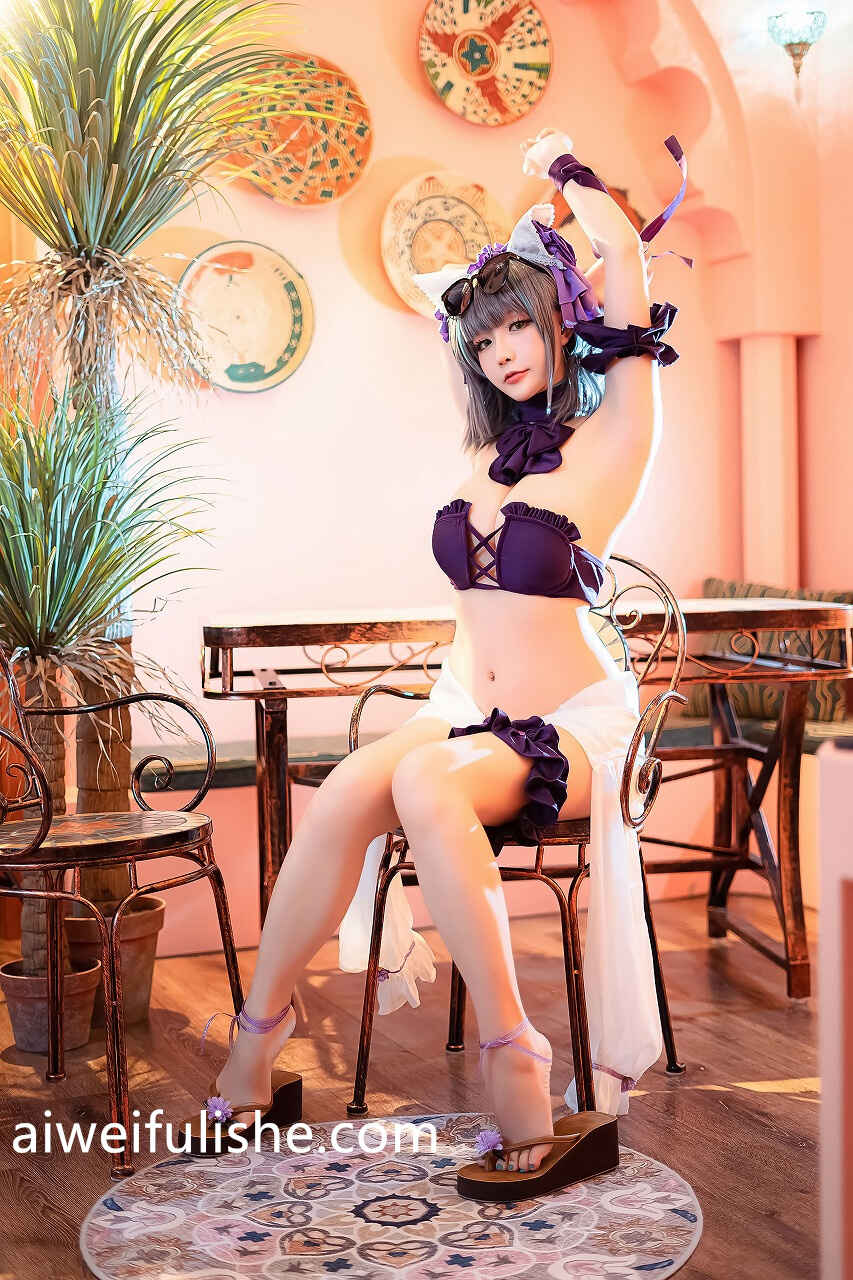 星之迟迟 - 柴郡(碧蓝航线)[50P-270MB] cosplay美女-第3张