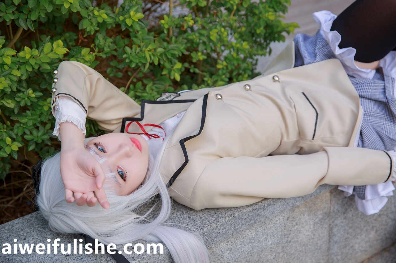 G44不会受伤-雾枝校服 [19P-44MB] cosplay美女-第1张