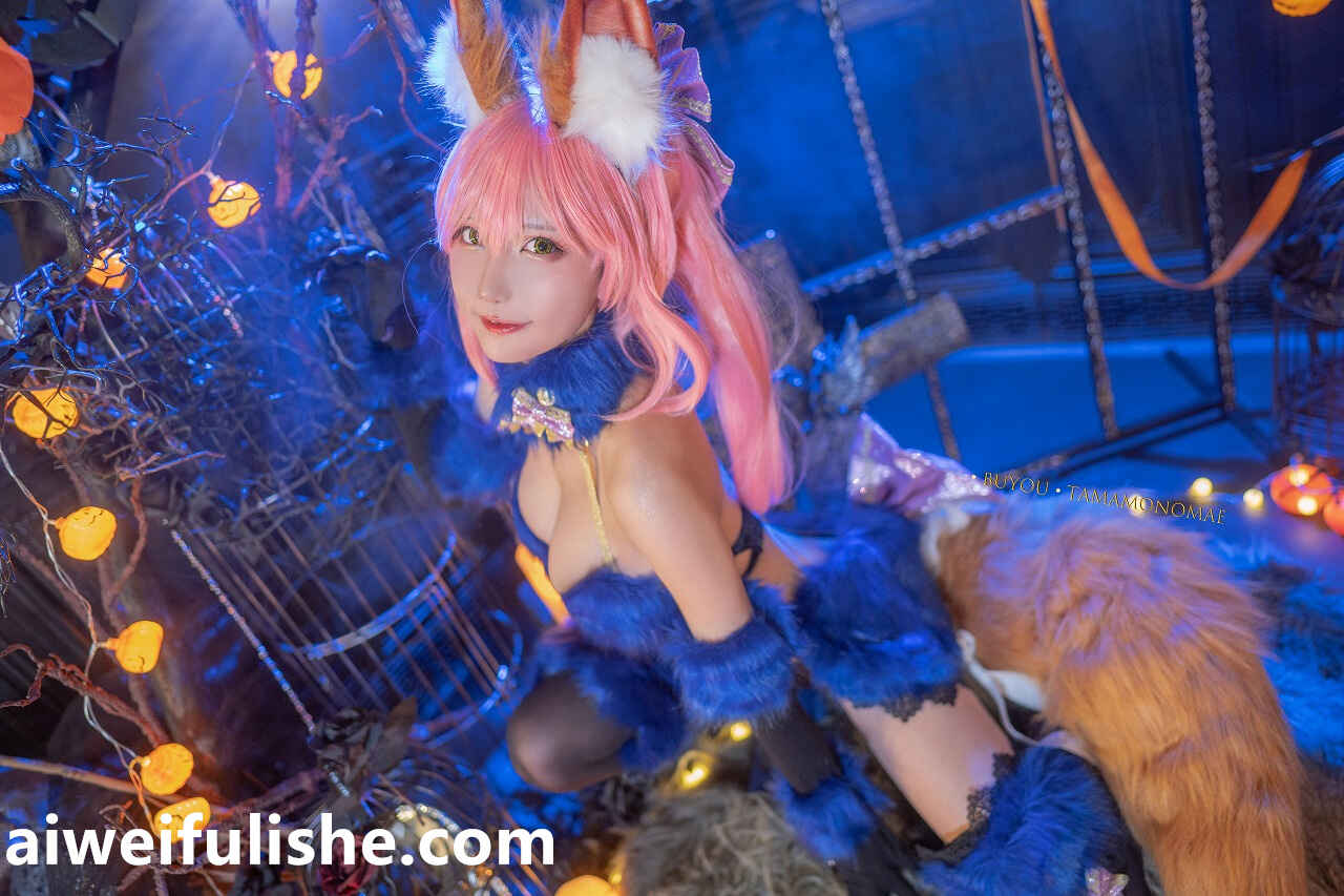 狐萝卜呦-危险野兽玉藻前 [16P-157MB] cosplay美女-第6张