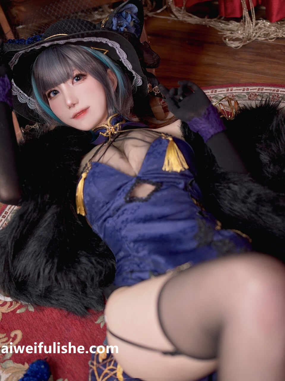 狐萝卜呦-柴郡音乐绚烂 [15P-39MB] cosplay美女-第4张