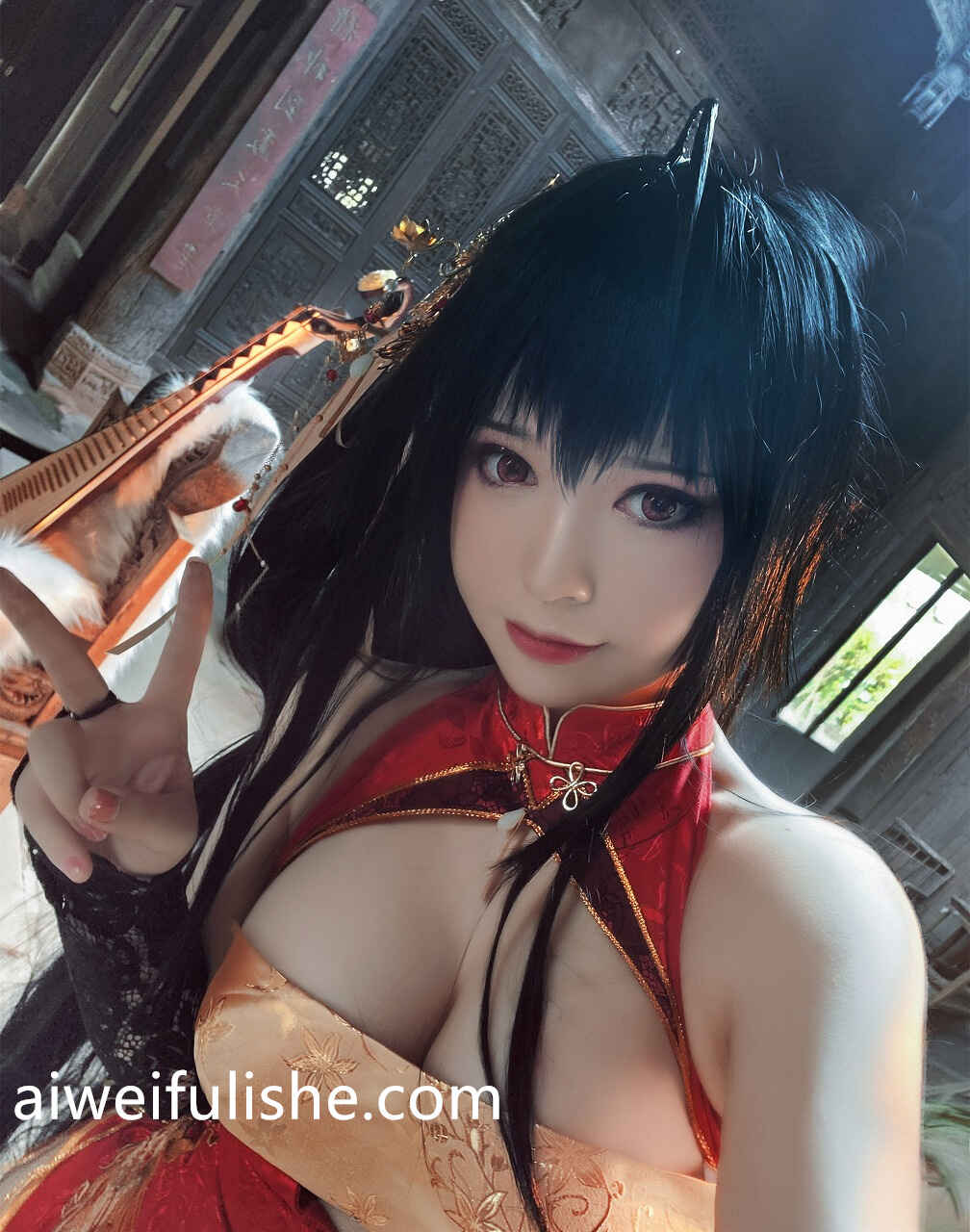 半半子 - 大凤旗袍 [40P-140MB] cosplay美女-第4张