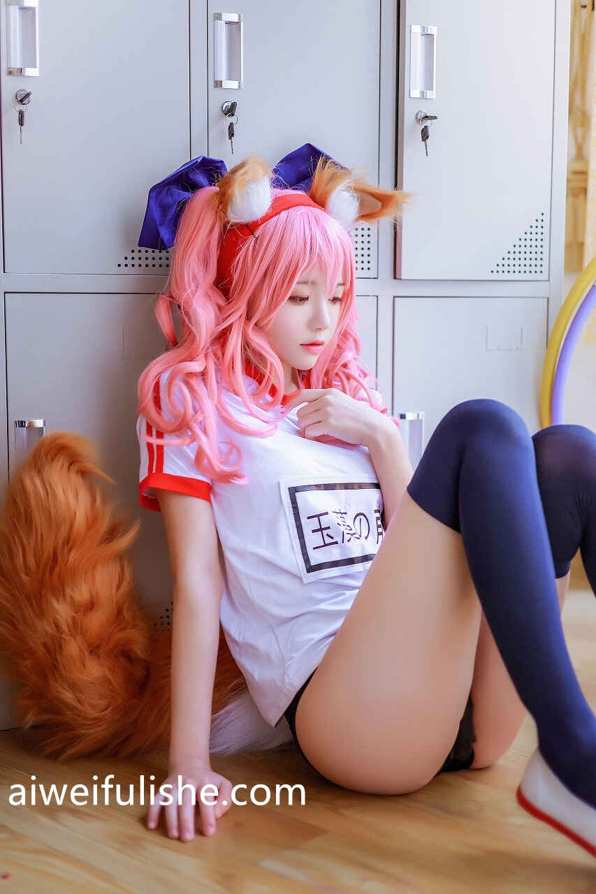 桜桃喵 - 玉藻前体操服 [31P-570MB] cosplay美女-第4张