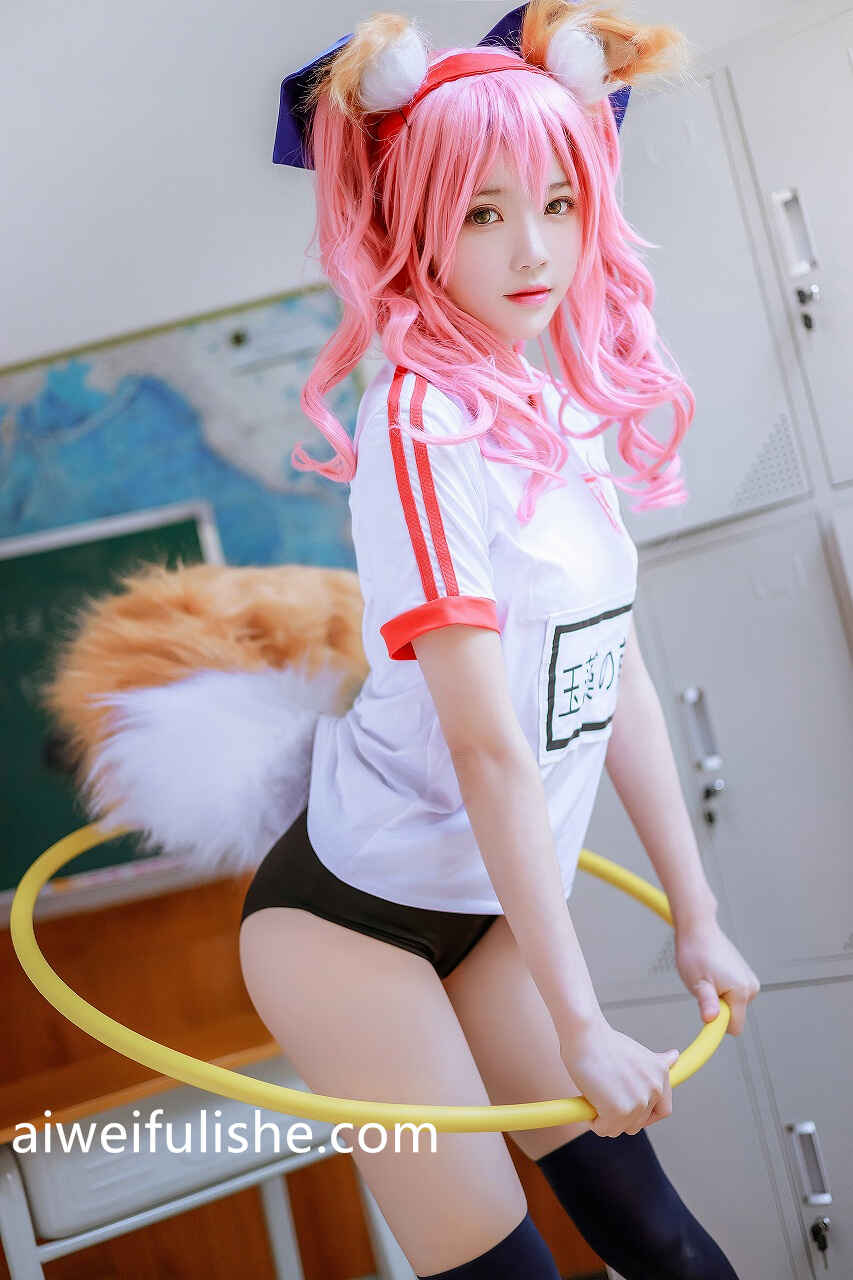 桜桃喵 - 玉藻前体操服 [31P-570MB] cosplay美女-第6张