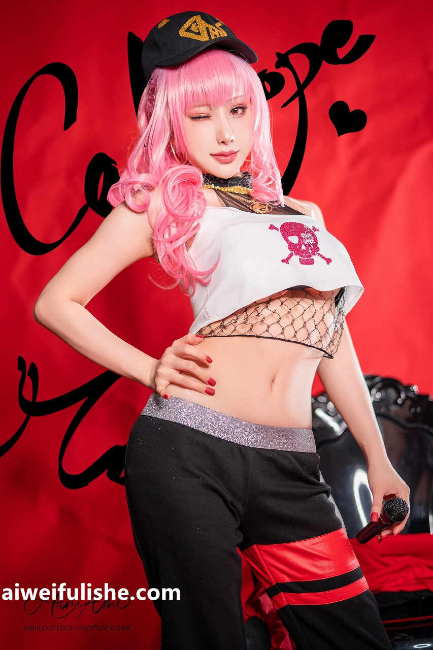 雨波_HaneAme-Hololive Calliope ROCK 新衣[23P83MB] cosplay美女-第2张