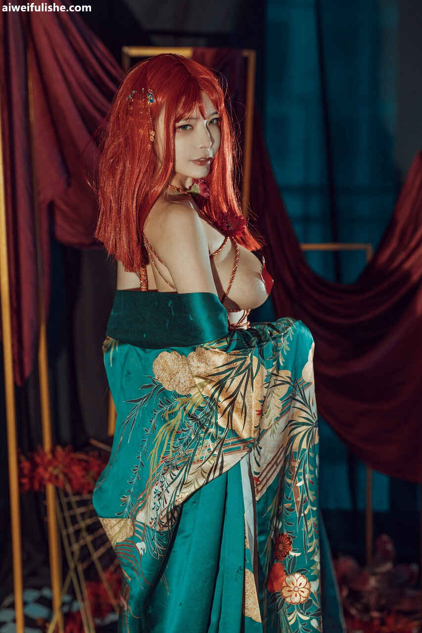 秋和柯基 - 和服 [36P1V-683MB] cosplay美女-第4张