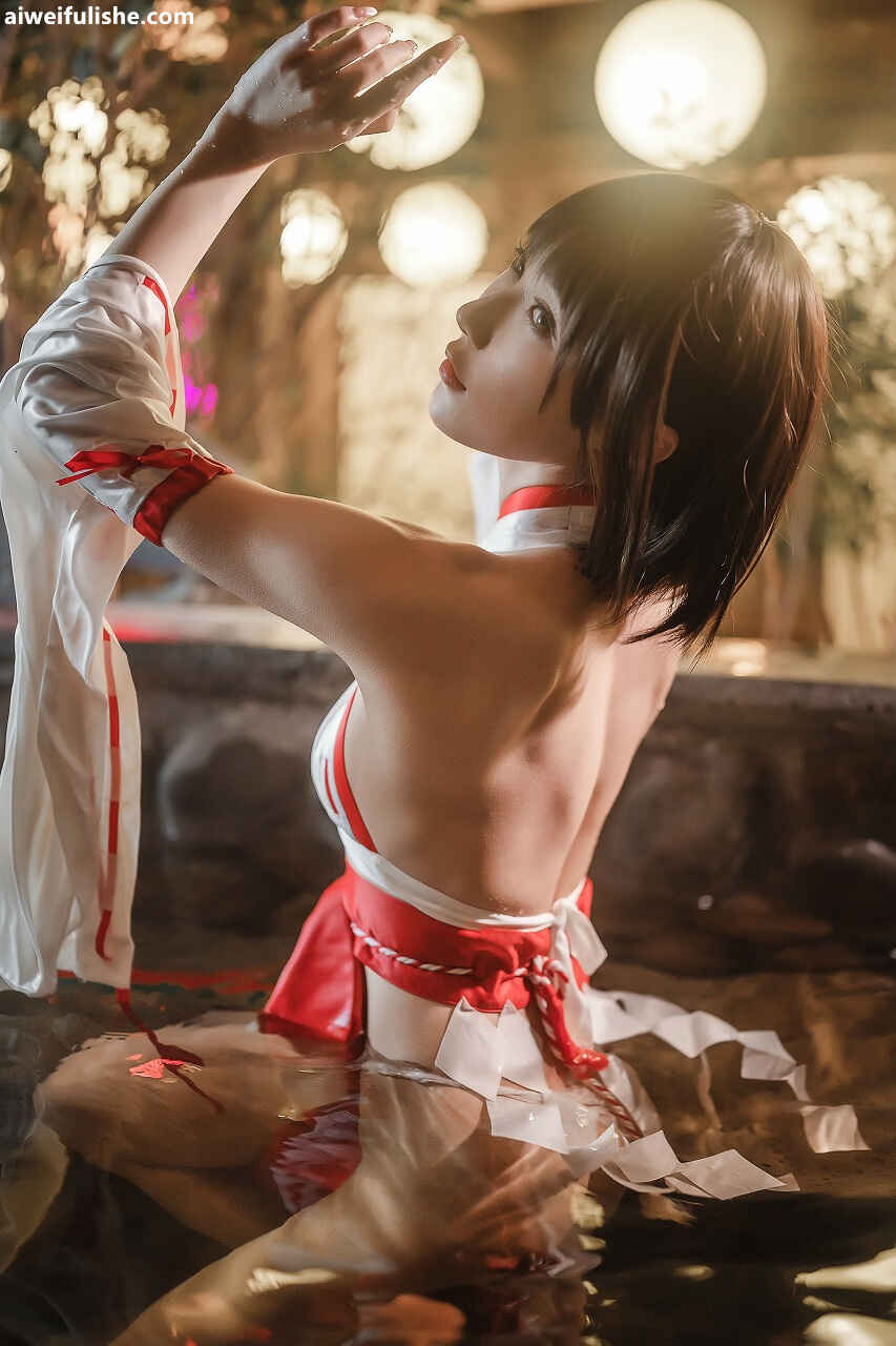 阿包也是兔娘 - 温泉巫女 [24P-374MB] cosplay美女-第1张