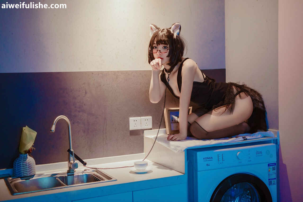 yuuhui玉汇-猫猫头黑裙子 [10P-110MB] cosplay美女-第5张