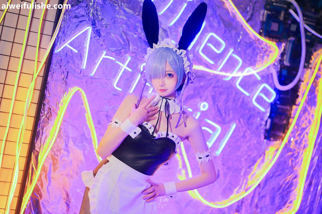 封疆疆v - 蕾姆兔女郎 [18P-212MB] cosplay美女-第2张
