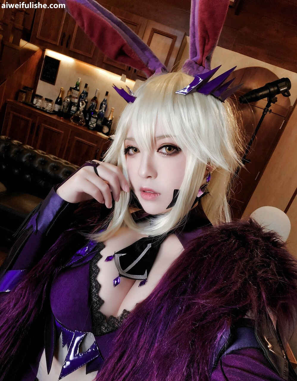 半半子 - LancerAlter Bunny [40P-63MB] cosplay美女-第4张