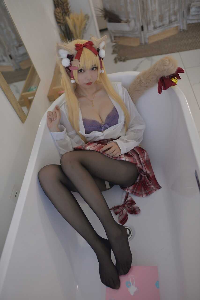 雪琪sama-千岛酱猫耳[35p215M] cosplay美女-第2张