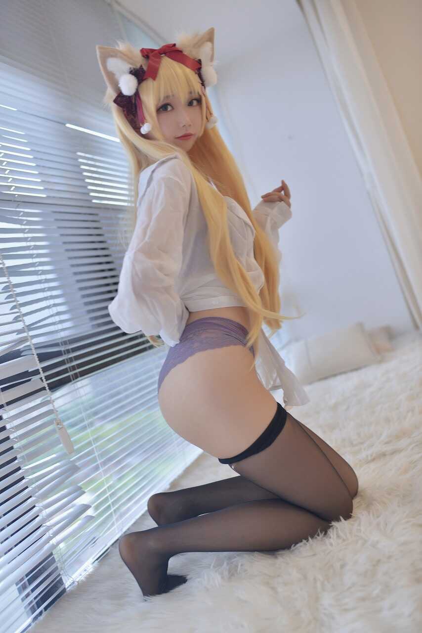 雪琪sama-千岛酱猫耳[35p215M] cosplay美女-第4张