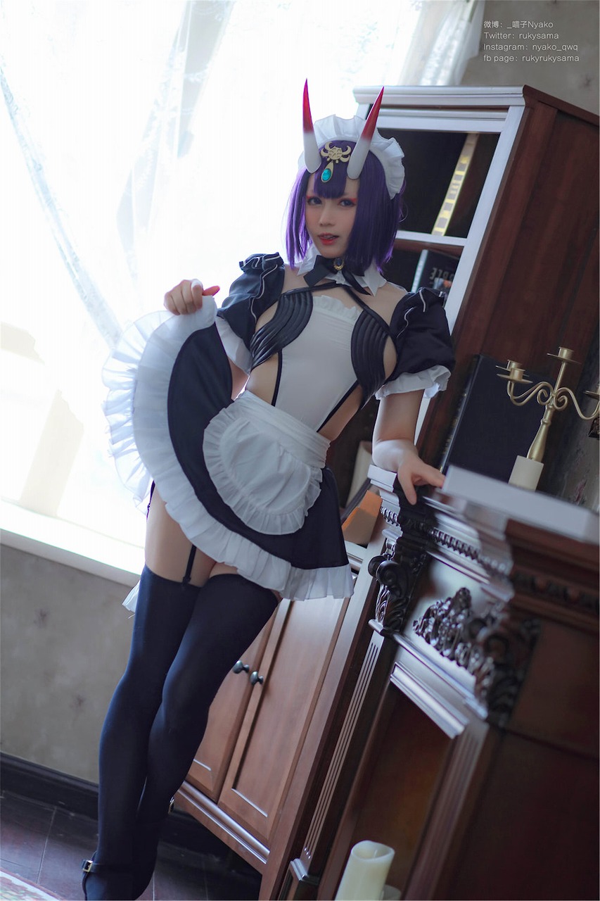 Nyako喵子- 酒吞童子女仆 [42P-108MB] cosplay美女-第1张