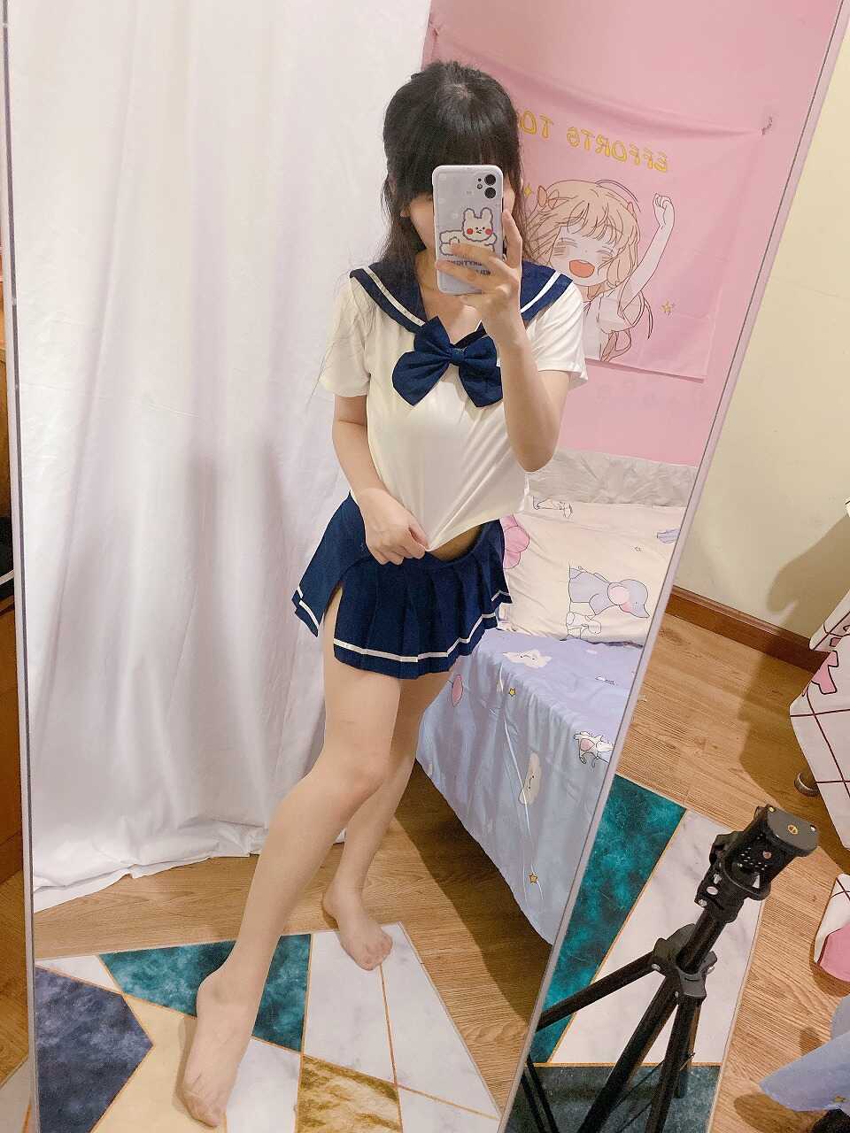 usejan(蓝蓝)-肉丝妹妹 [55P1V-113MB] JK制服-第5张