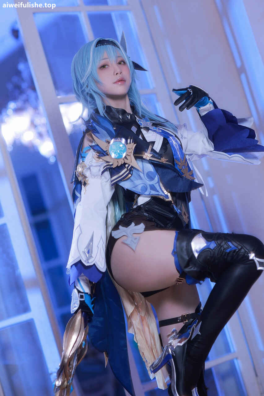 水淼Aqua - 原神 优菈 [90P-107MB] cosplay美女-第5张